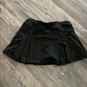 Black tennis skirt